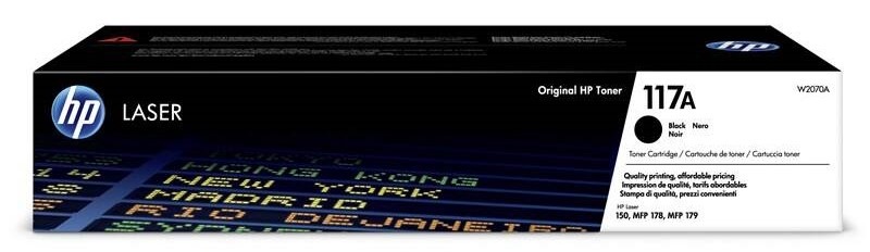 Toner HP 117A, 1 000 stran černý