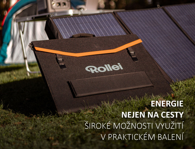Solární panel Rollei 200W černý Solární panel Rollei 200W černý