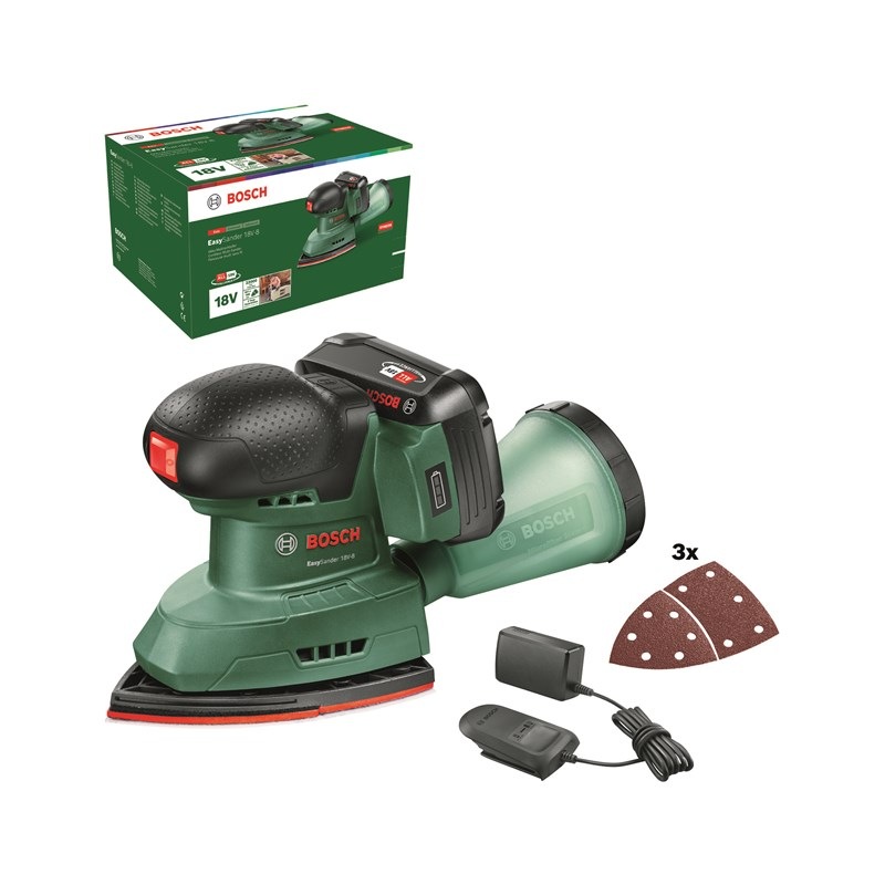 Vibrační bruska Bosch EasySander 18V-8 (s baterií)