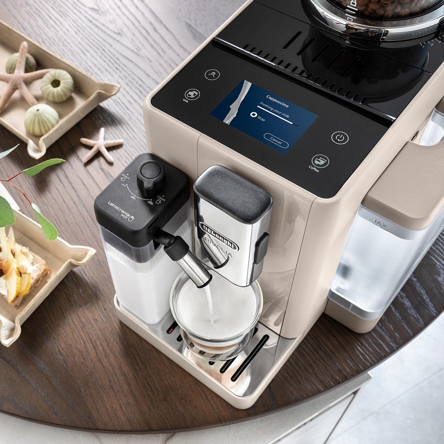Automatický kávovar De'Longhi Rivelia EXAM 440.55.BG béžový