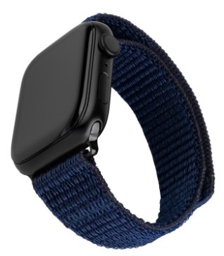 Řemínek FIXED Nylon Sporty Strap na Apple Watch 42/44/45mm modrý Řemínek FIXED Nylon Sporty Strap na Apple Watch 42/44/45mm modrý