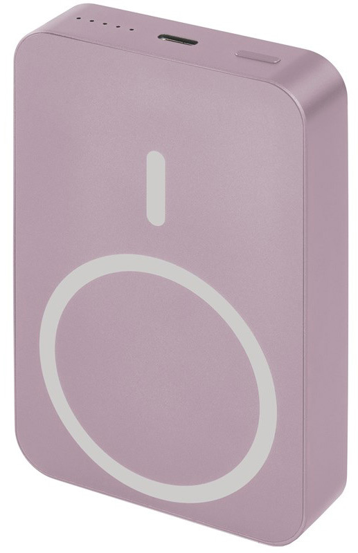 Powerbanka EMOS WI 1046, 10 000 mAh, 20 W+Wireless růžová