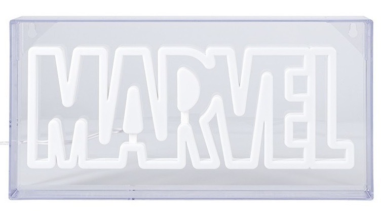 Dekorativní LED Paladone Neon Marvel červené