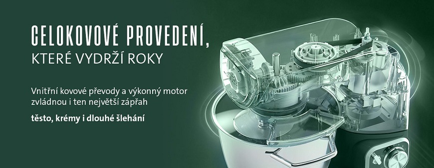 Kuchyňský robot ETA Gratus Evo Elegance, celokovové provedení