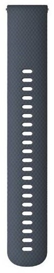 Řemínek Garmin Quick Release 22mm, silikonový modro-šedý, stříbrná přezka