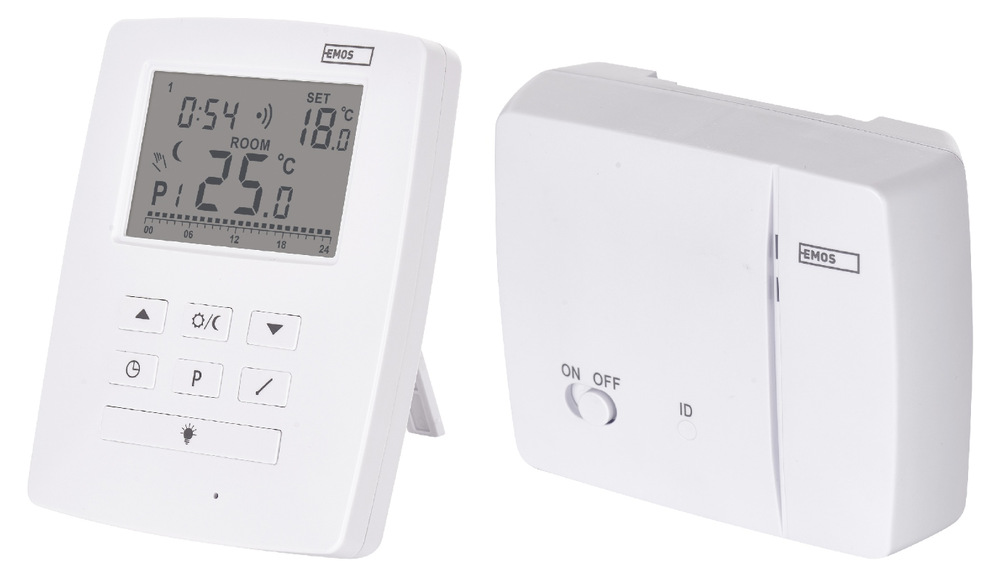 Termostat EMOS pokojový, programovatelný, bezdrátový, OpenTherm, P5611OT Termostat EMOS pokojový, programovatelný, bezdrátový, OpenTherm, P5611OT