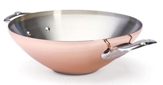 Pánev WOK de Buyer Prima Matera 6247.32, 32 cm měď