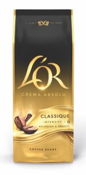 Káva zrnková L’OR Crema Absolu Classique 1000 g