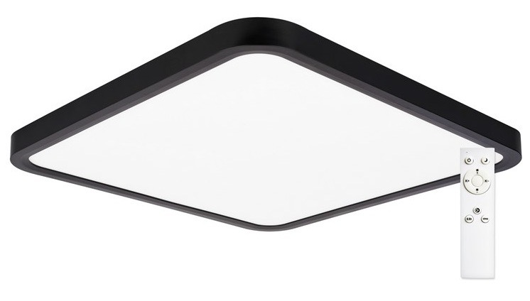 Stropní svítidlo Top Light Revit H40C RC, 36W, 3600lm, s dálkovým ovládačem, stmívání, teplá/neutrální/studená bílá černé