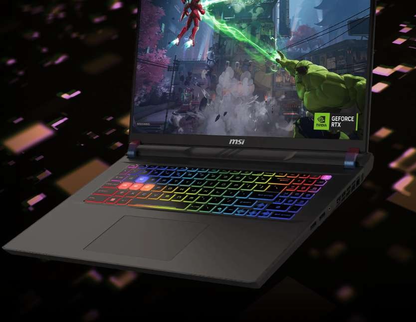 Notebook MSI Vector 17 HX AI A2XWJG-031CZ šedý