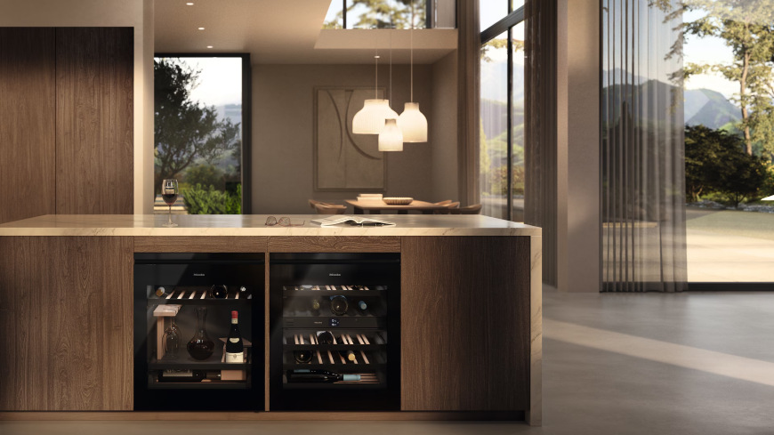 Vinotéka Miele KWTUS 7074 F černá/sklo Vinotéka Miele KWTUS 7074 F černá/sklo