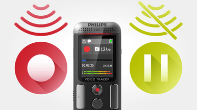 Diktafon Philips DVT2510 černý