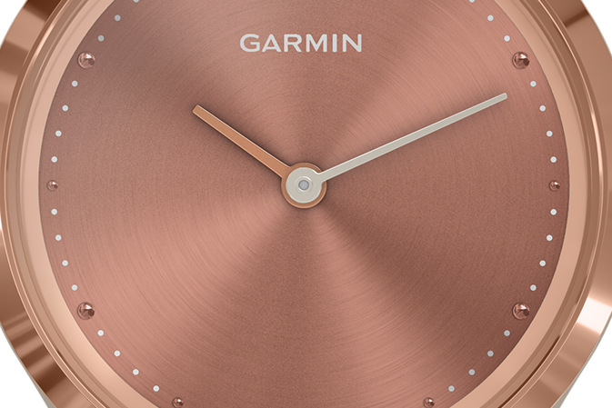 Chytré hodinky Garmin vivomove3S Sport RoseGold/Blue