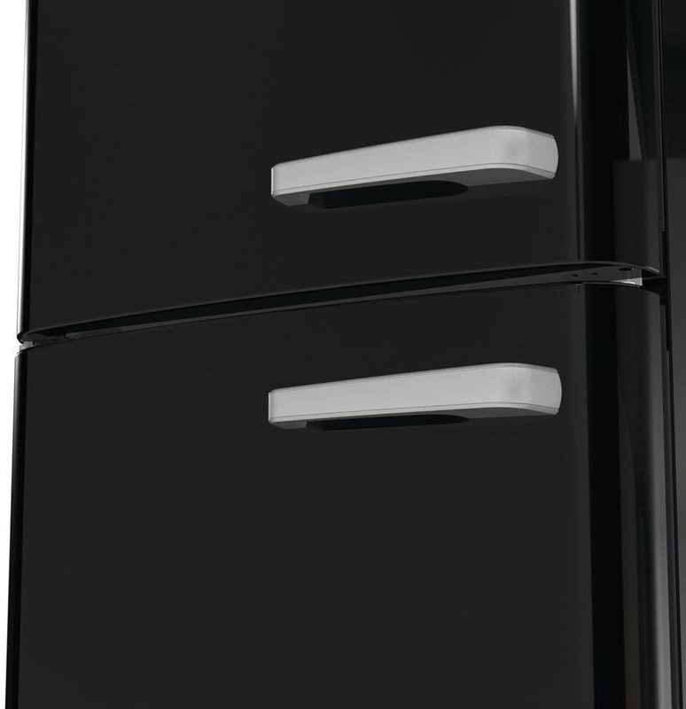 Chladnička s mrazničkou Gorenje Retro ONRK619DBK-L černá Chladnička Gorenje ONRK619DBKL, černá