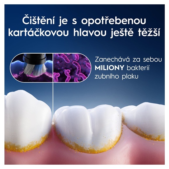 Náhradní hlavice Oral-B iO Ultimate Clean White (4 ks) bílá