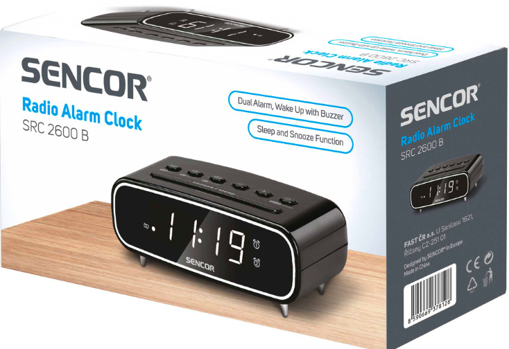 Radiobudík Sencor SRC 2600 černý Radiobudík Sencor SRC 2600, černý