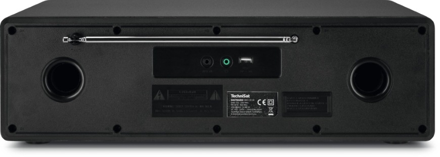 Internetový radiopřijímač s DAB+ Technisat DIGITRADIO 380 CD IR stříbrný TechniSat DIGITRADIO 380 CD IR, stříbrná