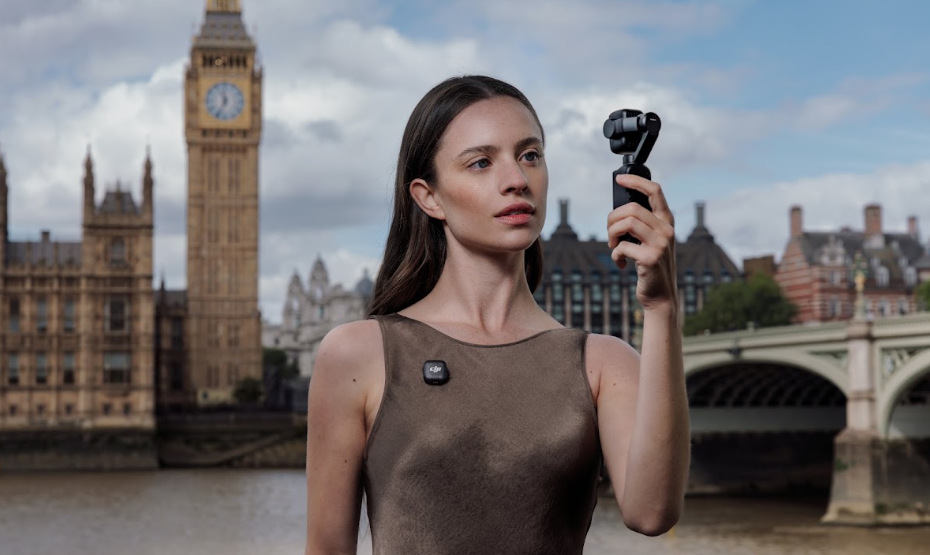 Outdoorová kamera DJI Osmo Pocket 4P Vlog Combo černá DJI Osmo Pocket 4P stabilizuje obraz pomocí tříosého mechanického gimbalu