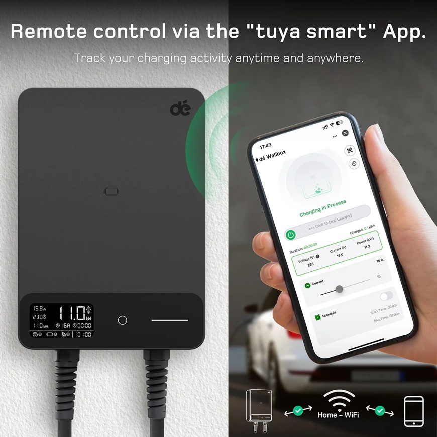 Tuya smart aplikace v mobilu.