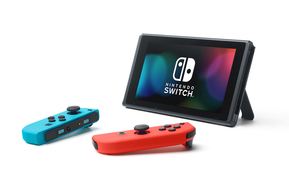 Herní konzole Nintendo Switch s Joy-Con červená/modrá