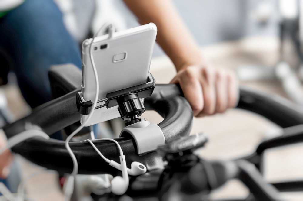 Držák na mobil GoGEN MCH640, univerzální, 2v1 černé/šedé