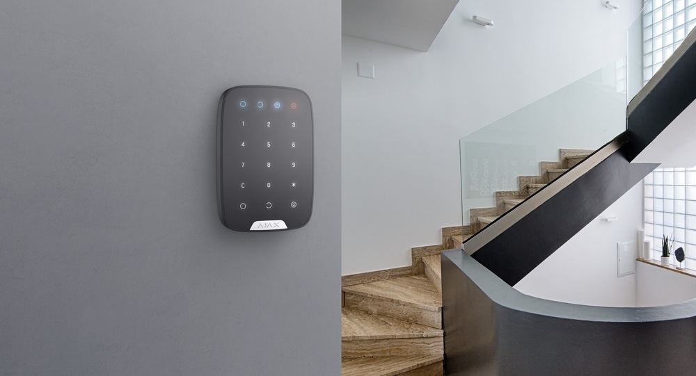 Klávesnice k alarmům AJAX KeyPad bílá