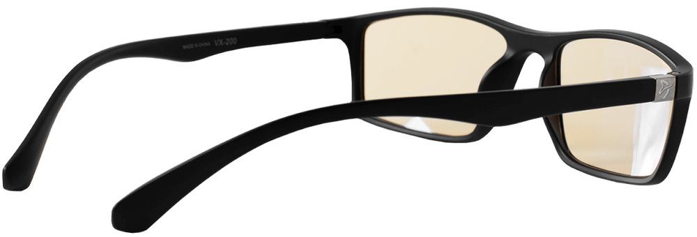 Počítačové brýle Arozzi VISIONE VX-200, jantarová skla černé Počítačové brýle Arozzi VISIONE VX-200, jantarová skla černé