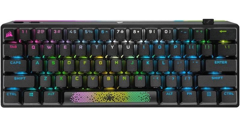 Klávesnice Corsair K70 PRO MINI Wireless CHERRY MX Red černá