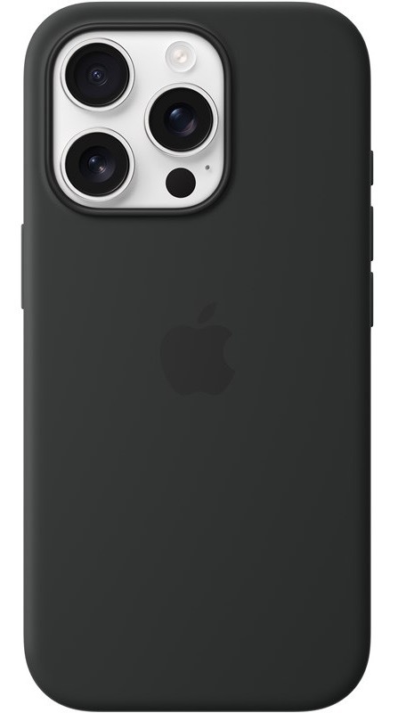 Kryt na mobil Apple iPhone 16 Pro Silicone Case s MagSafe - černý