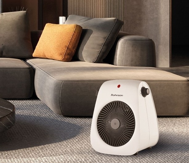 Teplovzdušný ventilátor Rohnson R-6062 bílý Horkovzdušný ventilátor Rohnson je zabezpečen ochranou proti přehřátí