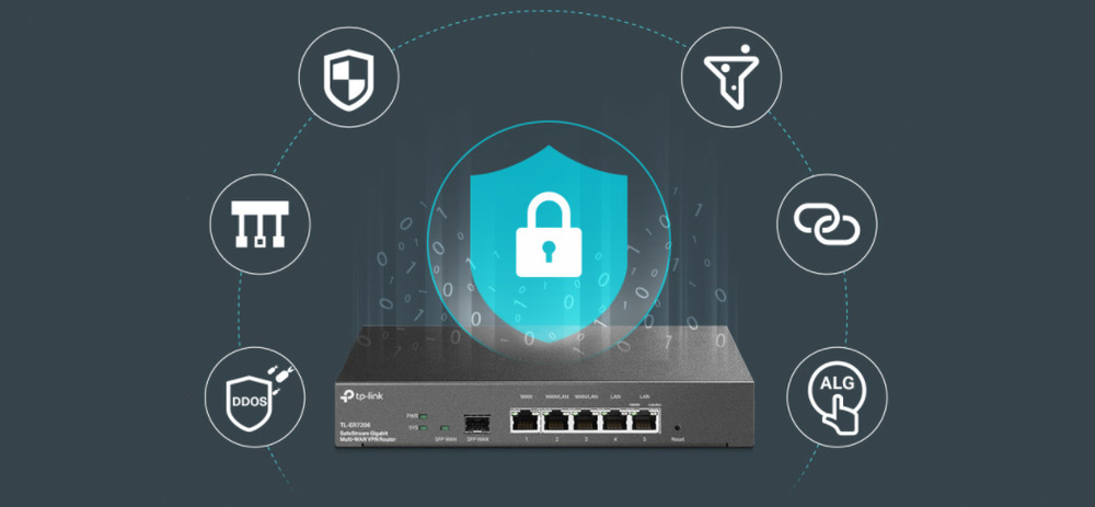 Router TP-Link TL-ER7206 VPN Omada SDN šedý Router TP-Link TL-ER7206 VPN Omada SDN šedý