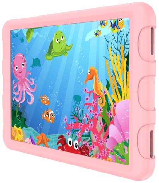Dotykový tablet iGET Smart W8 Kids 4 GB / 64 GB + dětský kryt růžový