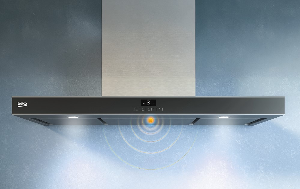 Odsavač par Beko BHCA66741BBHF černý Odsavač par Beko BHCA62442BBH, černý, signalizace zanesení filtru