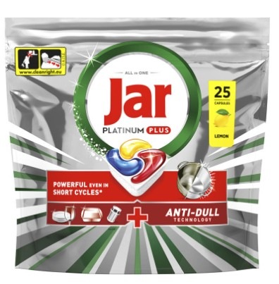 Kapsle do myčky Jar Platinum Plus Lemon (125 ks) Tablety do myčky Jar Platinum Plus Lemon (125 ks)