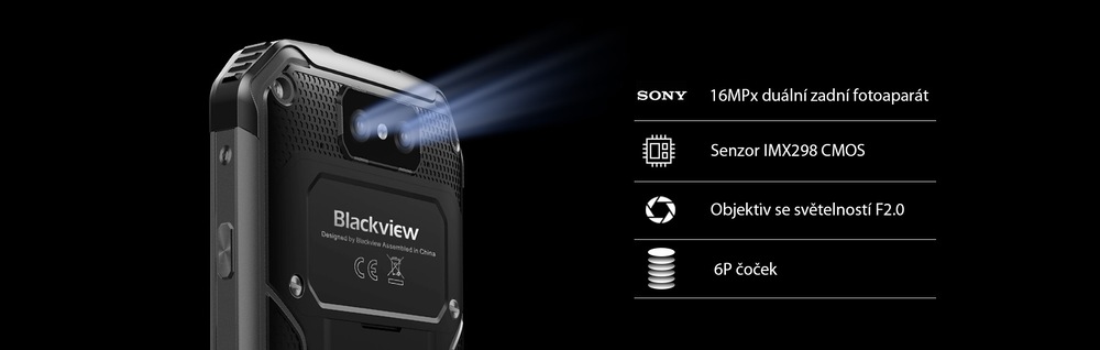 Mobilní telefon iGET BLACKVIEW GBV9500 Plus Dual SIM černý