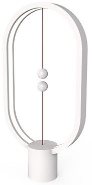 Stolní LED lampička Powercube Heng Balance Plastic Ellipse USB bílá