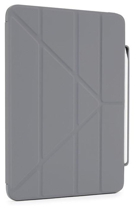 Pouzdro na tablet Pipetto Origami Penci na Apple iPad Pro 12.9“ (2021/2020/2018) šedé