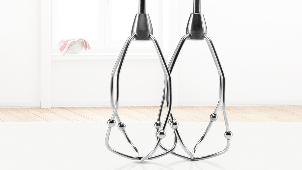 Ruční šlehač Bosch MFQ40301 stříbrný/krémový