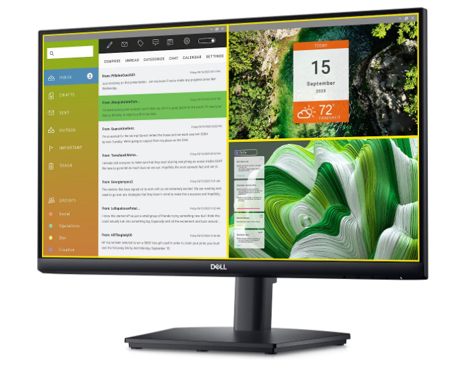 Monitor Dell E2724HS černý Monitor Dell E2724HS černý