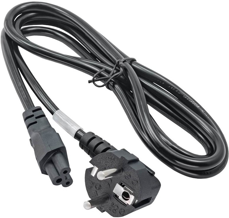 Kabel Akyga napájecí pro NTB, 1,5m - černý