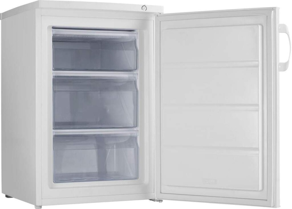 Mraznička Gorenje F49CPW bílá otevřená prázdná mraznička v bílém provedení Gorenje F49CPW.