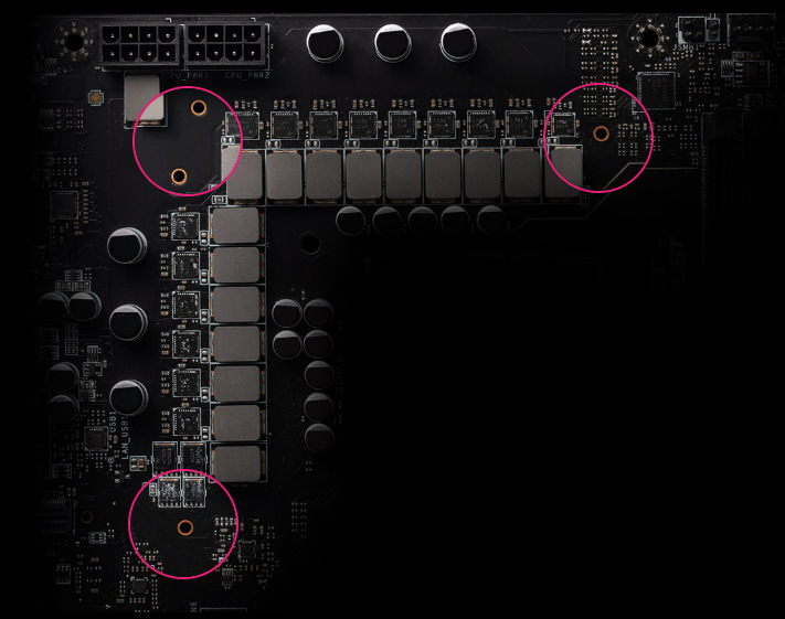Základní deska MSI MPG X870E CARBON WIFI MSI MPG X870E CARBON myslí i na ochranu komponent