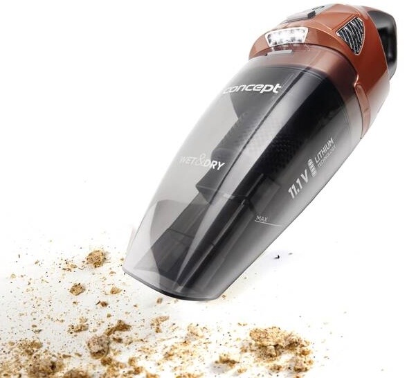Akumulátorový vysavač Concept VP4360 šedý/hnědý