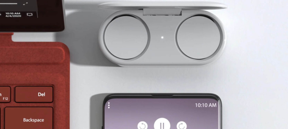 Sluchátka Microsoft Surface Earbuds bílá
