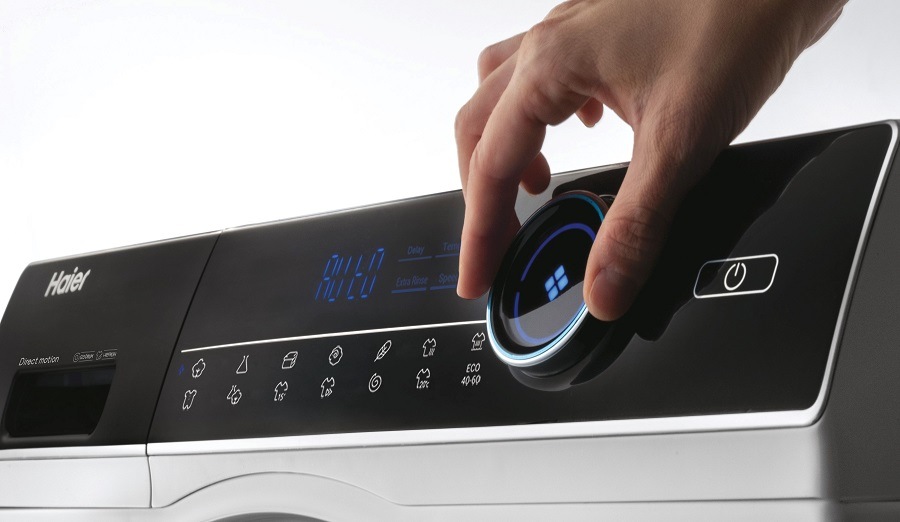 Pračka se sušičkou Haier SuperDrum HWD100BD1499U1N bílá