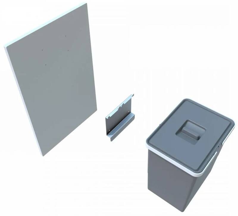 Odpadkový koš Elletipi Easy PBD SA SG44 C97 M, vestavný