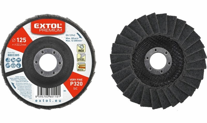 Lamelový kotouč Extol Premium 8803385 125mm, P320