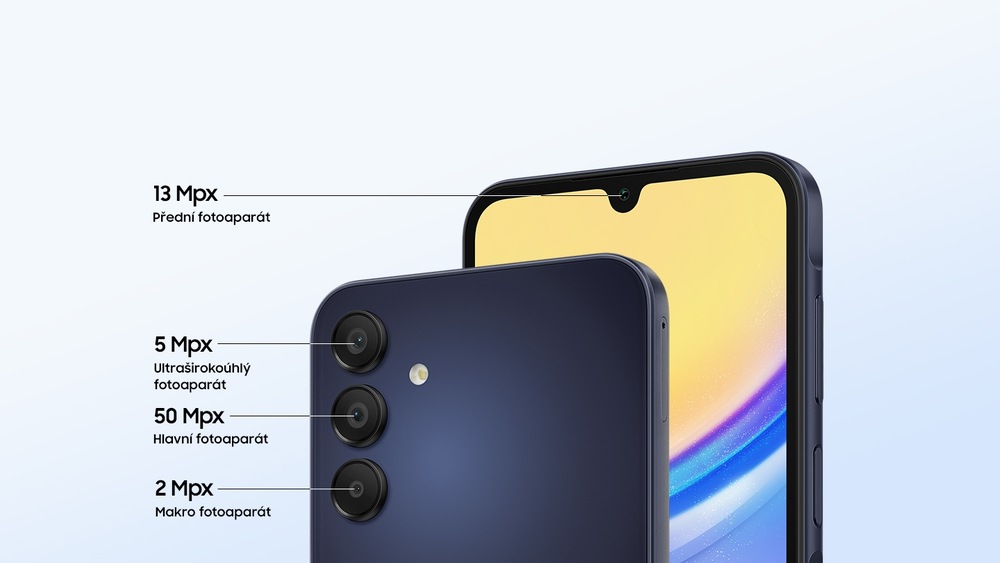 Mobilní telefon Samsung Galaxy A15 5G 4 GB / 128 GB černý
