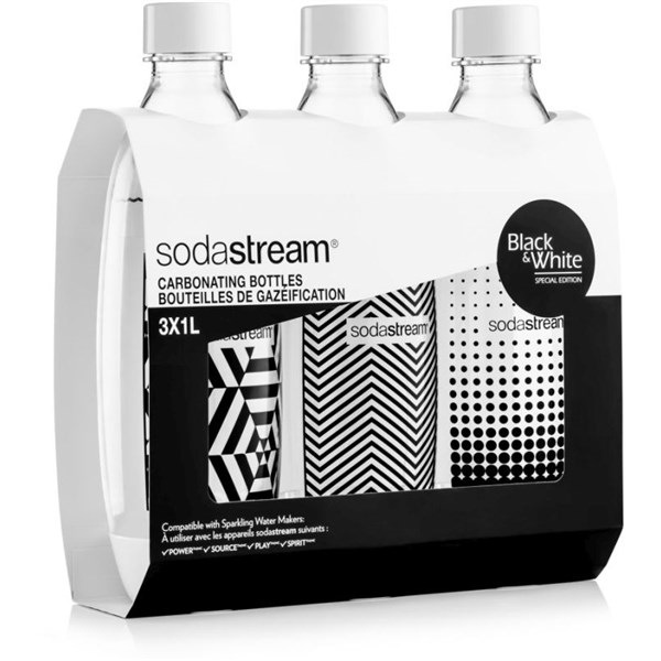 Láhev SodaStream 1l TriPack Fuse Black&White