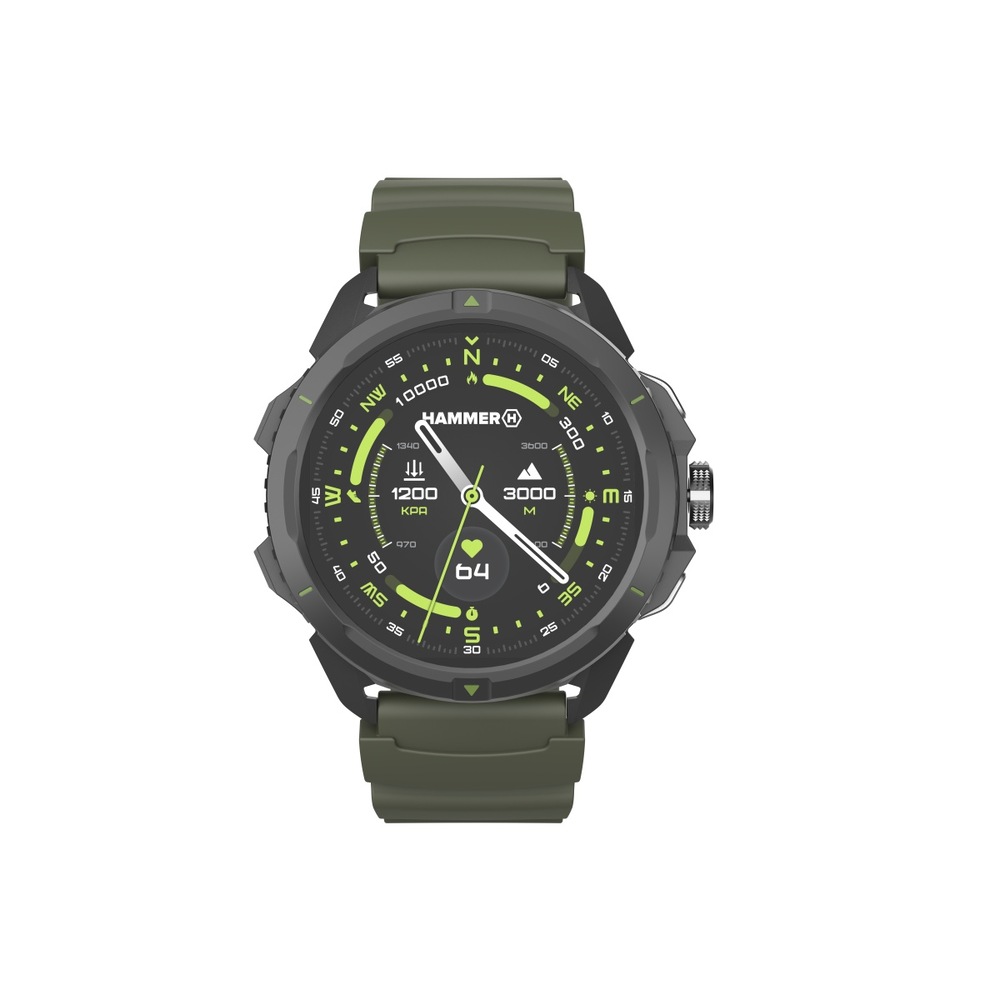 Chytré hodinky myPhone Hammer Watch 2 černé/zelené